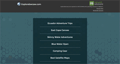 Desktop Screenshot of explorebwcaw.com